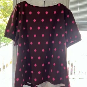 Ann Taylor Short-Sleeve Blouse